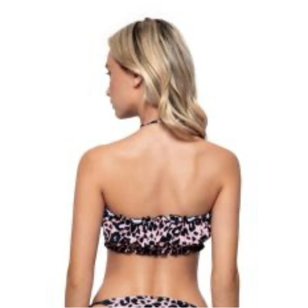 New. Pilyq Nala Remi Ruched Bandeau Top. Retails $80‎ - Picture 3 of 9